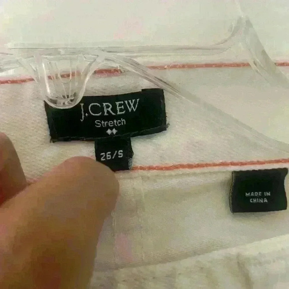 J.Crew Matchstick White Denim Jeans - B54 - Picture 4 of 5